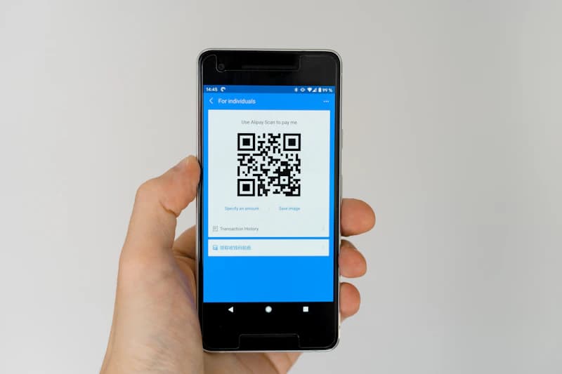 QR Ordering System POS software interface slide 1