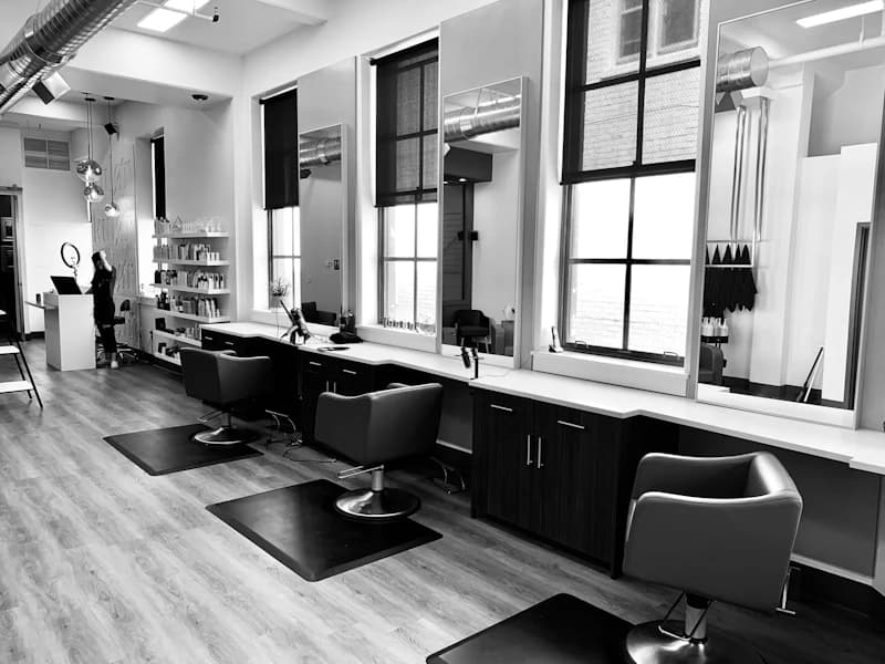 Salon POS software interface slide 1